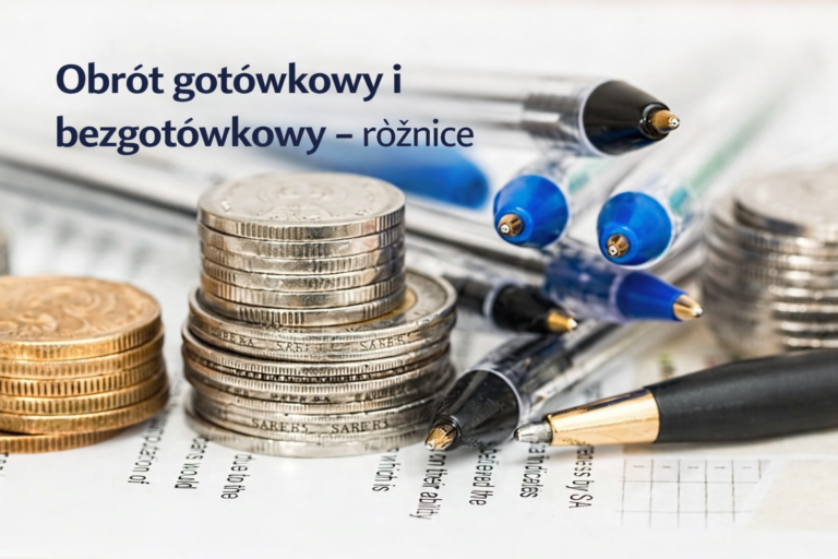 obrót gotówkowy i bezgotówkowy